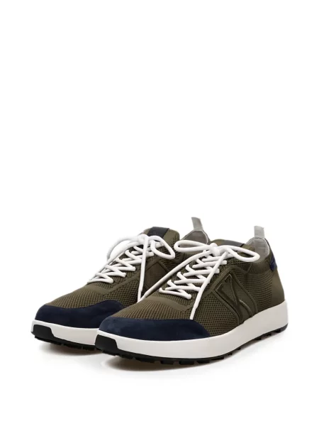 Sneakerși Kiton tricotate verde