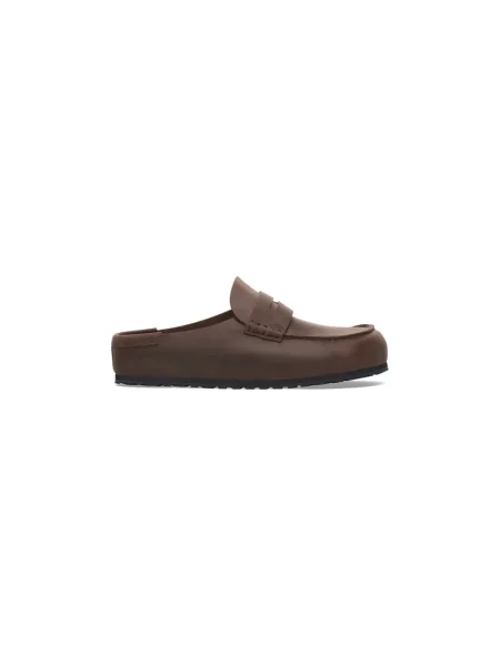 Klapki Birkenstock brązowe