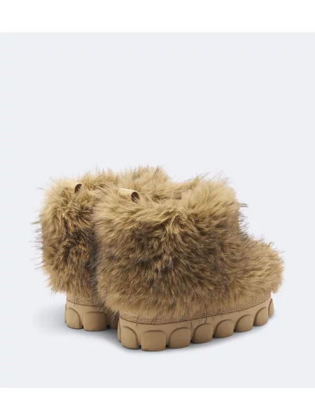 Botine Goldbergh cu platformă bej