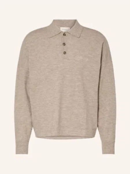 Reternity Koszulka Polo Z Dzianiny Designed To Create beige beżowa
