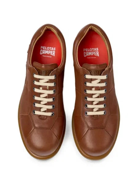Sneakerși Camper din piele maro