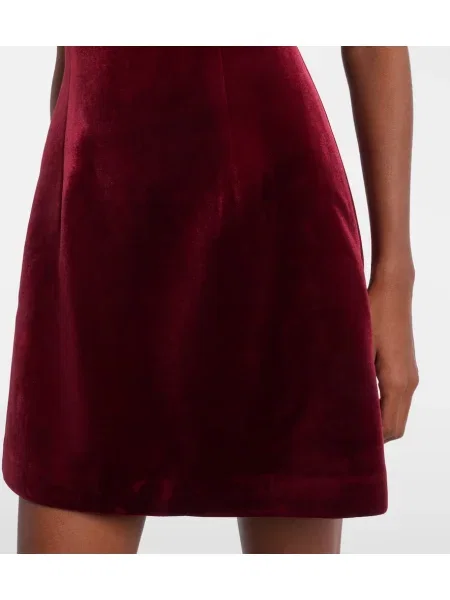 Rochie Rebecca Vallance de catifea bordo