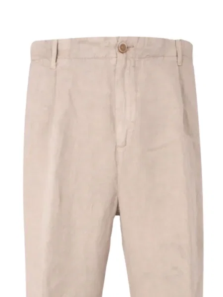 Pantaloni 120% Lino plisate