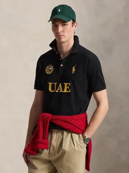 Polo Ralph Lauren Tričko zlatá čierna