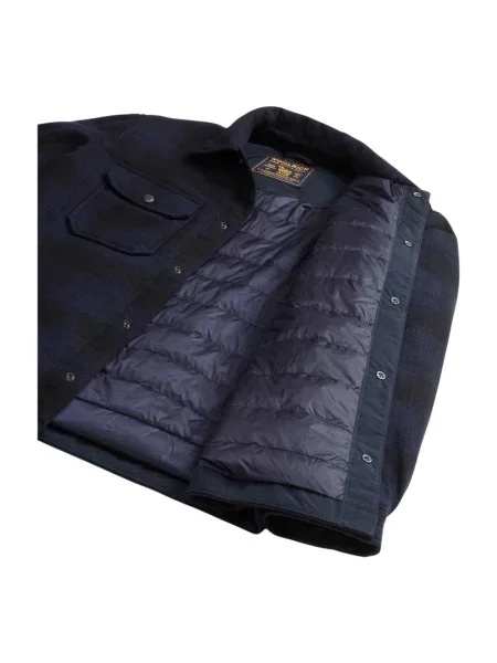 Kurtka koszulowa Woolrich niebieska
