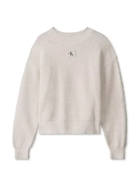 Calvin Klein Jeans pulover pentru copii din bej