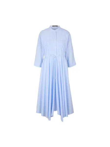 Sukienka koszulowa Windsor w paski niebieska