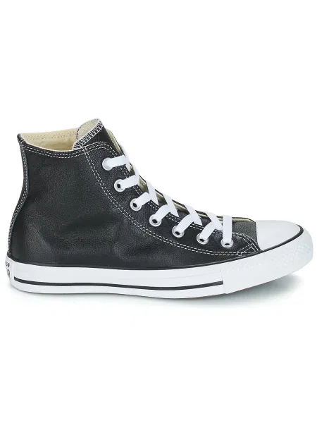 Bőr félcipő Converse fekete