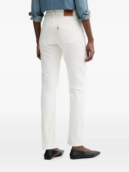 Blugi drepți Levi's® evazate verde