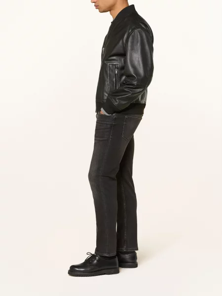 Boss Dżinsy Delaware Slim Fit schwarz czarne