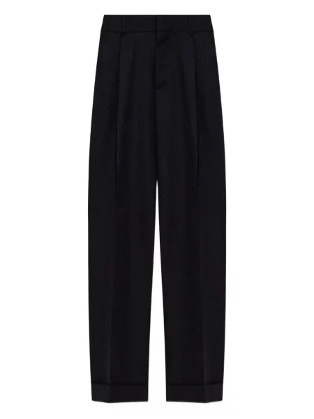 Pantaloni Dsquared2 de lână plisate negru
