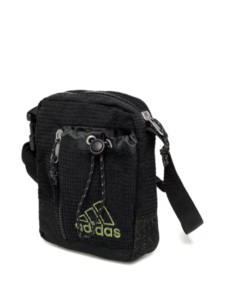 Бягане тениска Adidas с леопардов принт от джърси черно