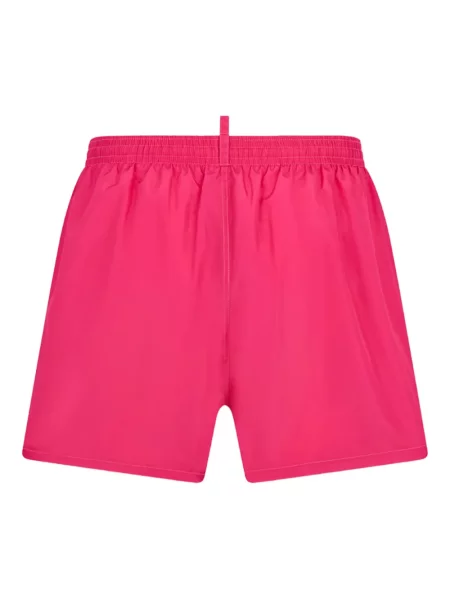 Scurt slip de baie Dsquared2 cu imagine roz