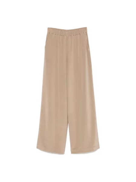 Spodnie Max Mara brązowe