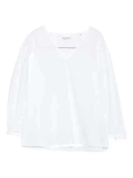 Bluză Marc O'polo cu decolteu în V alb