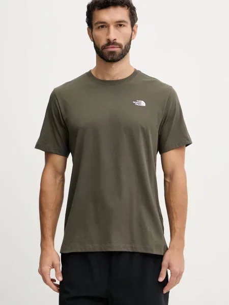 Tričko The North Face Simple Dome zelené