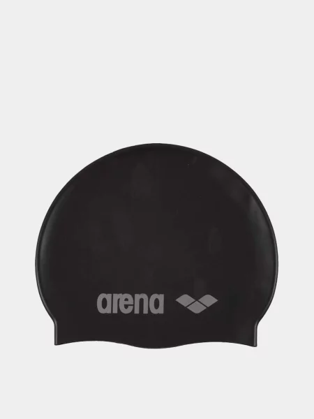 Arena Шапочка для плавання Унісекс Силікон чорний
