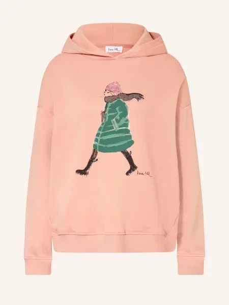 Kera Till Mikina S Kapucí růžová černá