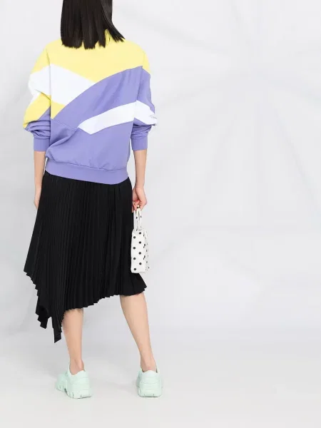 Hanorac Msgm cu imagine cu imprimeu abstract violet