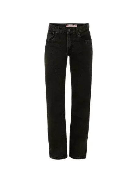 Jeansy straight leg dziecięce Levi's czarne