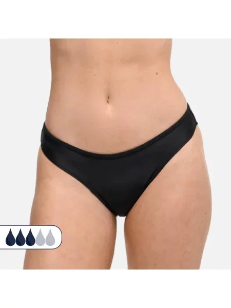 Dół menstruacyjnego stroju kąpielowego Eva czarny