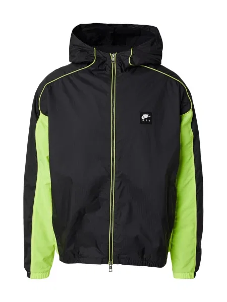 Nike Sportswear Geacă de primăvară-toamnă AIR verde măr negru