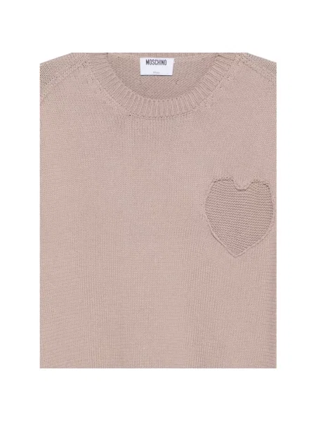 Sweter Moschino beżowy