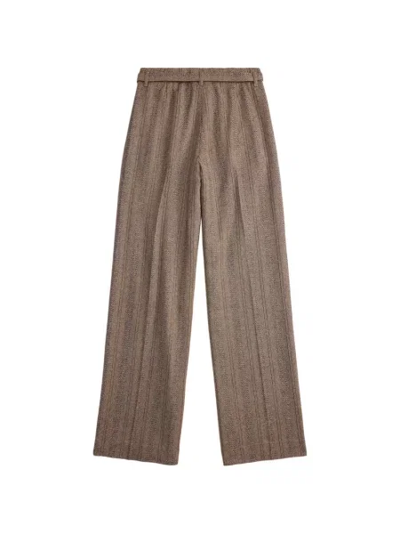 Pantaloni Ralph Lauren Rrl cu model herringbone maro