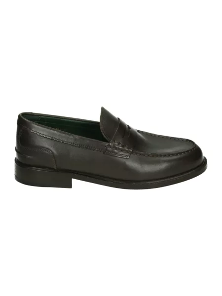 Półbuty Clarks skórzane wsuwane brązowe