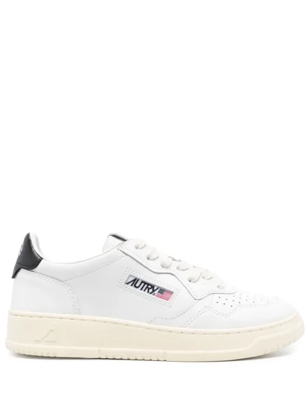 Sneakerși Autry din piele alb