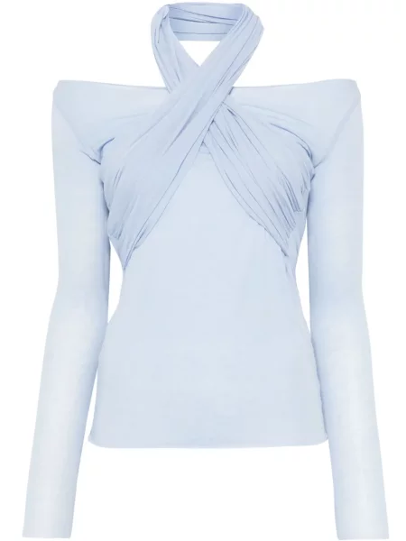 Топ Manuri синьо