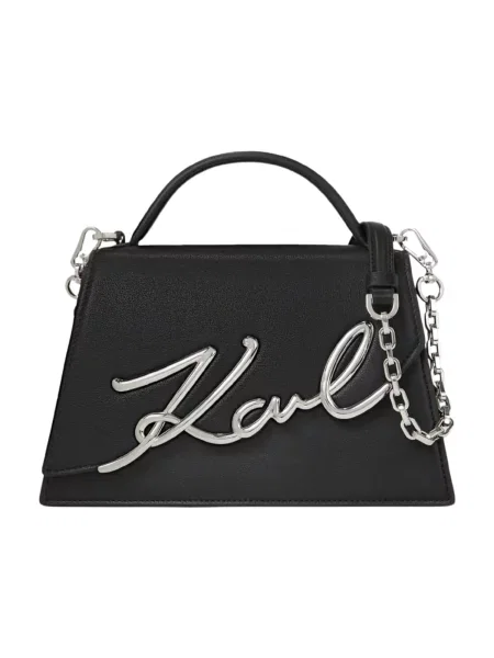 Geanta crossbody Karl Lagerfeld din piele negru