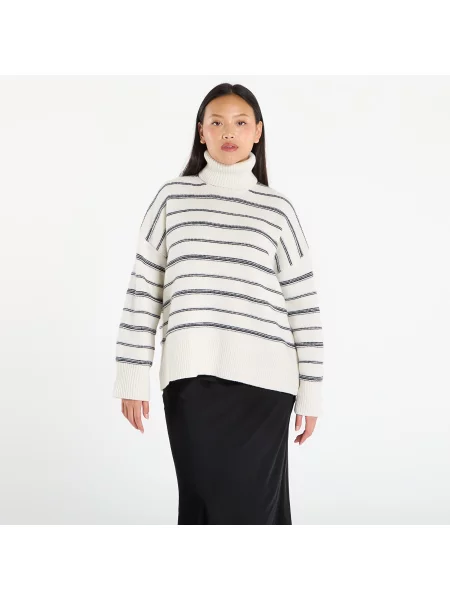Πουλόβερ Samsøe Samsøe Sakeiku Stripe Turtleneck Clear Cream St. M