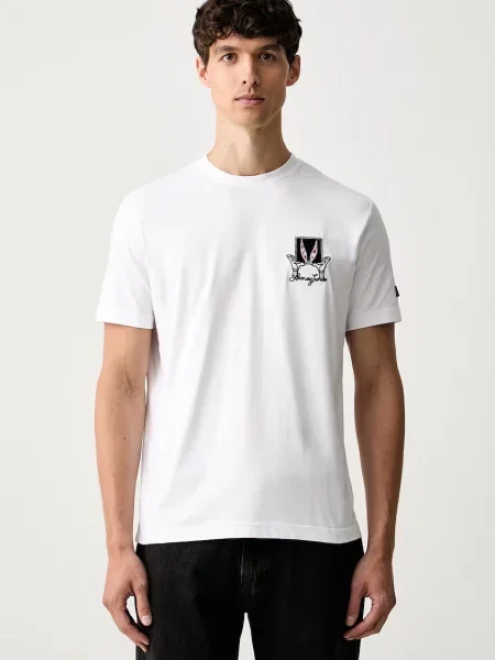 Iceberg tricou pentru bărbați din alb