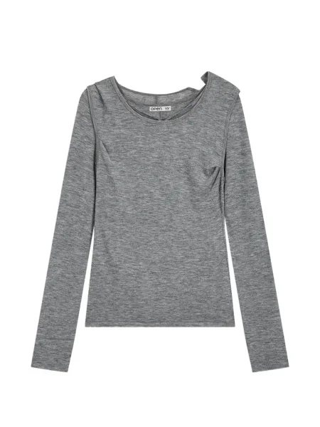 Sukienka Open Yy na rzep garniturowa szara