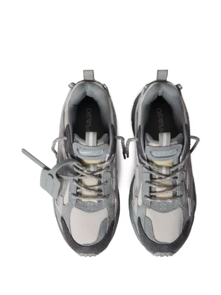 Fűzős szarvasbőr sneaker Off-white fehér