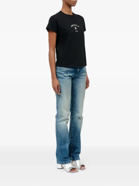 Tricou Mm6 Maison Margiela cu imagine negru