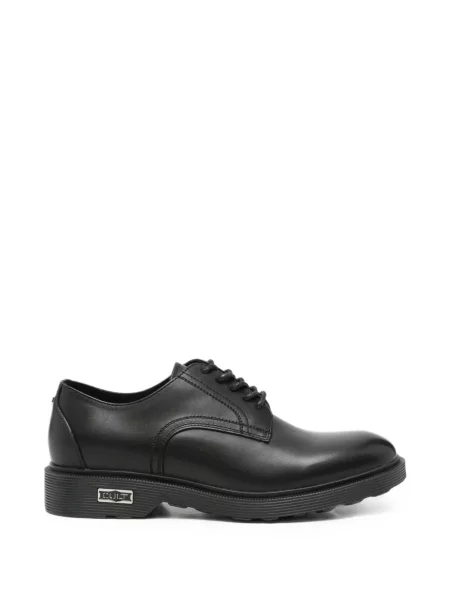 Pantofi derby Cult cu șireturi din dantelă negru
