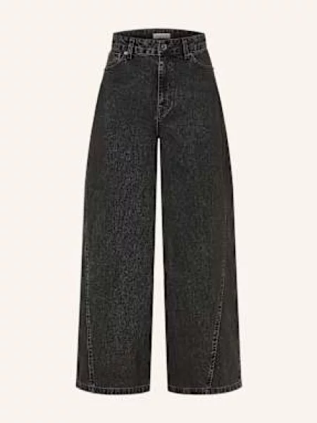 Mrs & Hugs Barrel Džíny black used černé