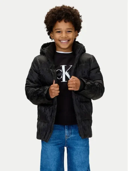 Calvin Klein Jeans Geacă de iarnă negru