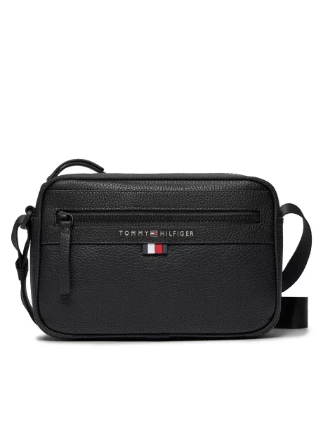 Maža rankinė Tommy Hilfiger Essential Pu Ew Reporter Black BDS juoda