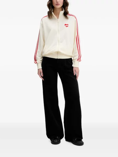 Tricou Adidas cu imagine plasă cu dungi negru