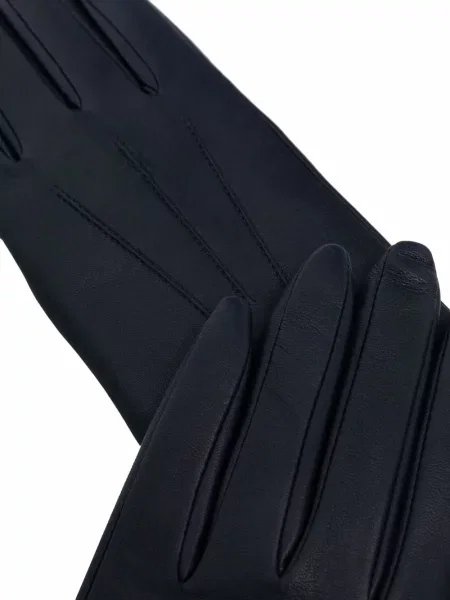 Iš natūralios odos slip on pirštines Aspinal Of London mėlyna