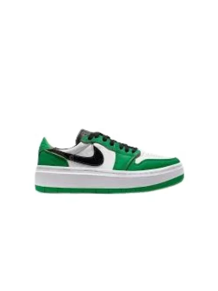 Lniane sneakersy Jordan Air Jordan 1 zielone