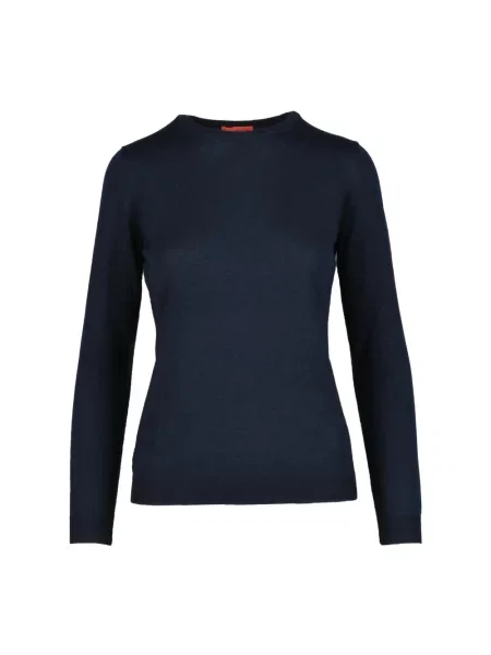 Sweter Ballantyne wełniany niebieski