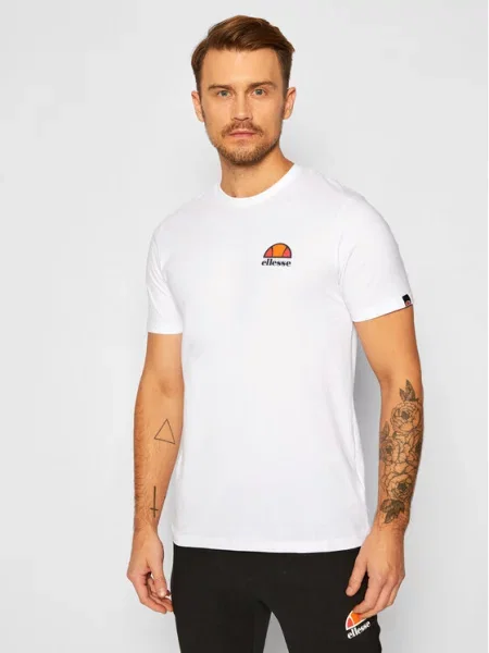 ELLESSE Marškinėliai oranžinė balta
