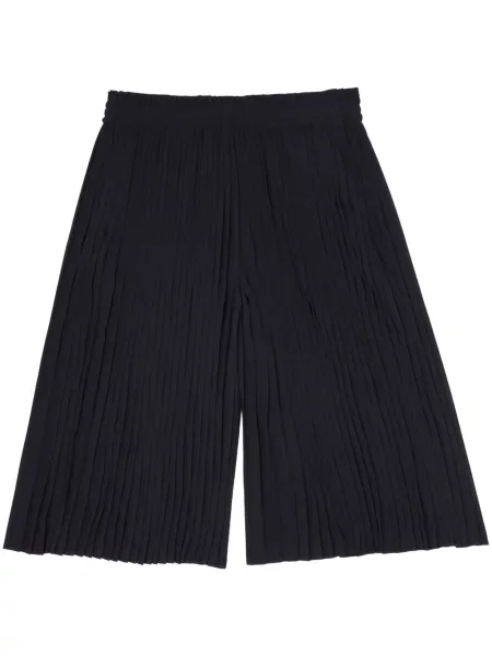 Pantaloni scurți Mm6 Maison Margiela plisate negru