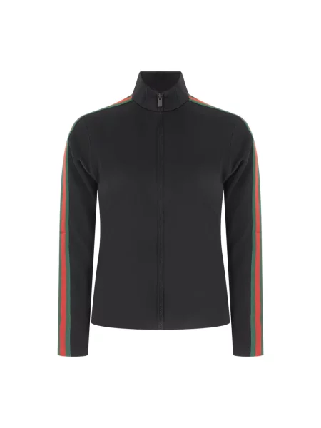 Bluza rozpinana Gucci z dżerseju czarna