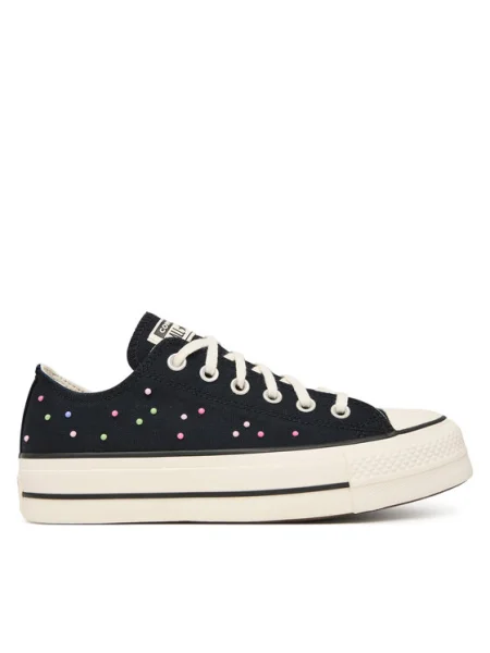 Tornacipő Converse Chuck Taylor All Star Lift Platform Mini Studs fekete