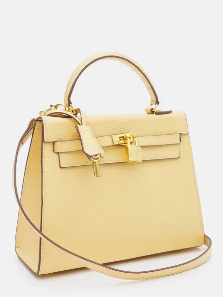 Borsa Leather Сумка Шкіра жовтий